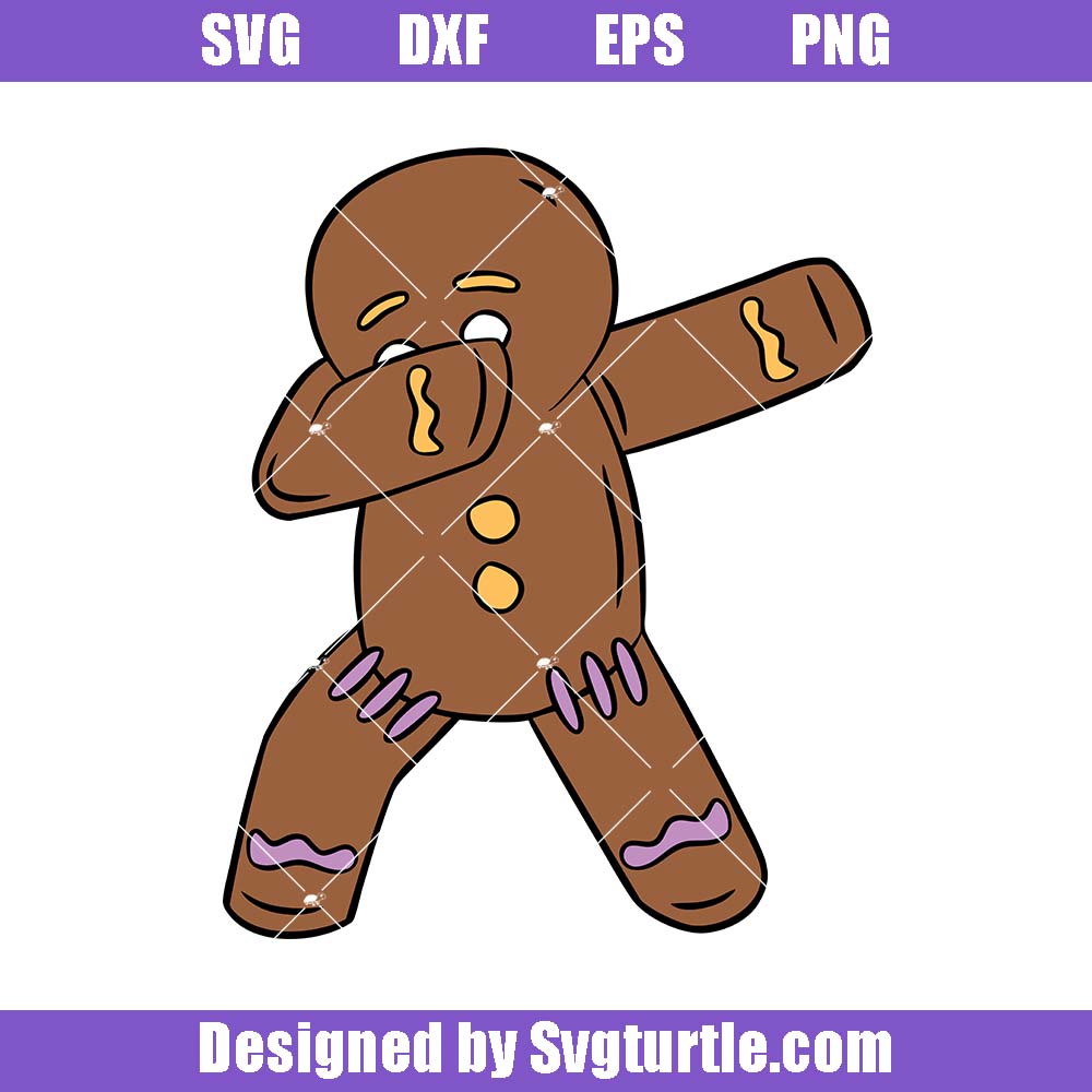 Gingerbread Man Svg, Funny Christmas Svg, Dabbing Christmas Svg Gingerbread Man Svg, Funny Christmas Svg, Dabbing Christmas Svg