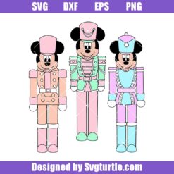 Mickey Mouse Nutcracker Svg, Funny Mouse Svg, Disney Pink Svg