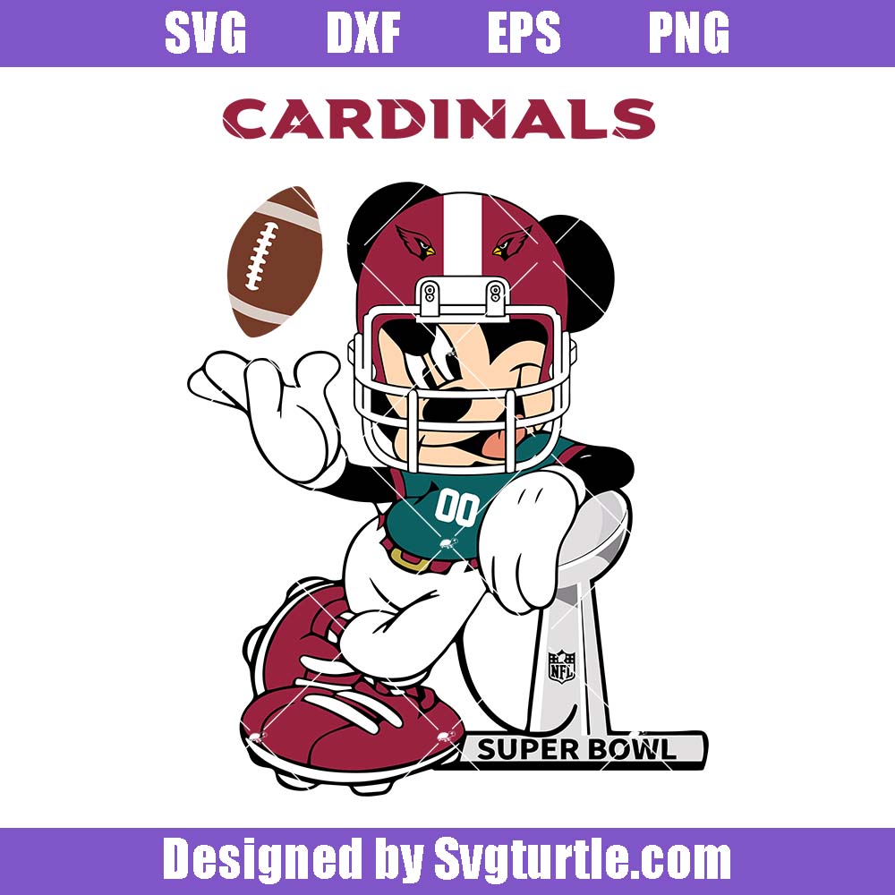 Mickey Mouse Arizona Cardinals Svg, Arizona Cardinals Svg Mickey Mouse Arizona Cardinals Svg, Arizona Cardinals Svg