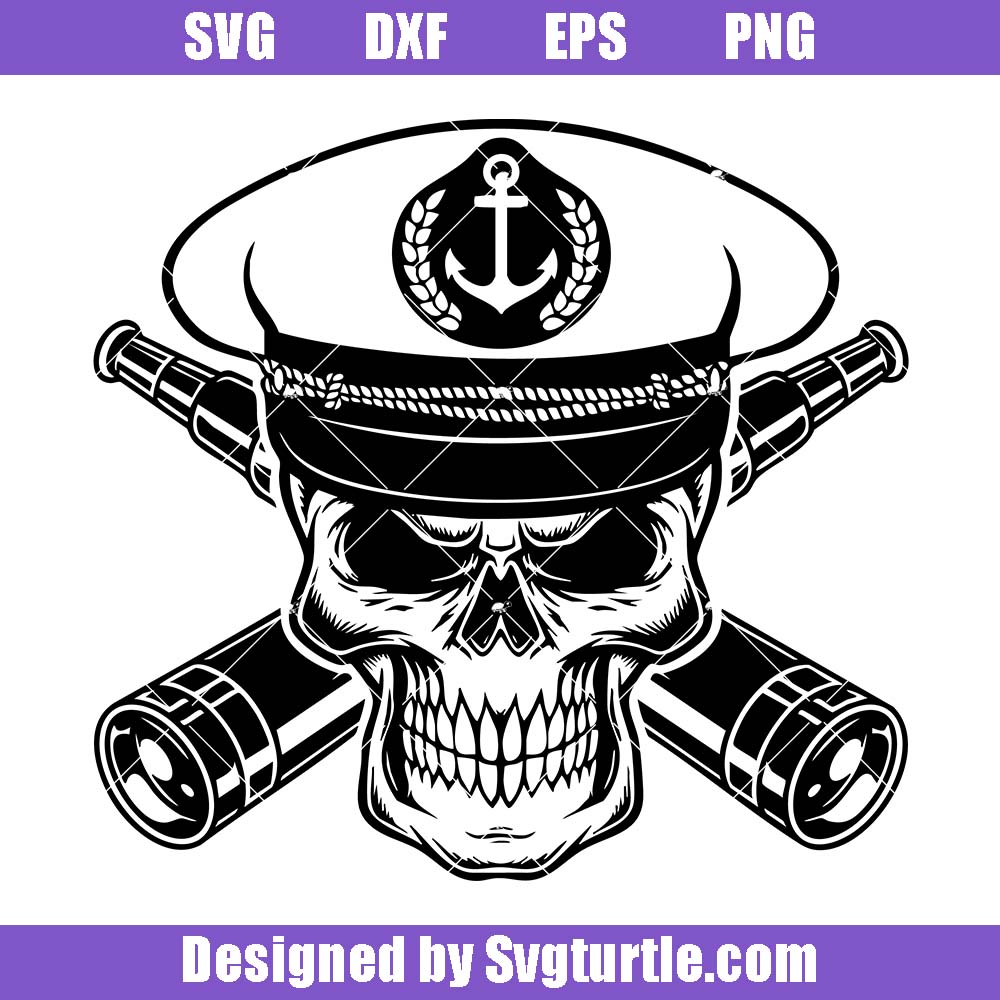 Skull Boat Captain Svg, Skull Captain Svg, Yacht Cruise Svg Skull Boat Captain Svg, Skull Captain Svg, Yacht Cruise Svg