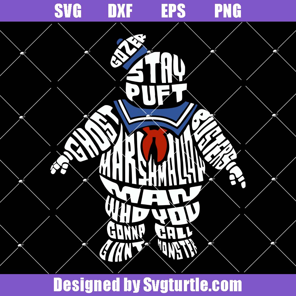 Ghost Busters Svg, Typography Art Svg, Funny Robot Silhouette Svg Ghost Busters Svg