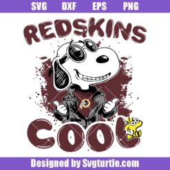 Redskins Cool Svg, Snoopy And Woodstock Svg, Washington Redskins Svg