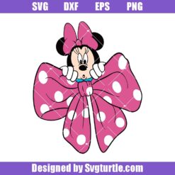 Disney Coquette Bow Svg