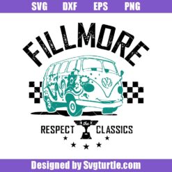 Fillmore Respect The Classics Checkered Svg, Disney Cars Svg