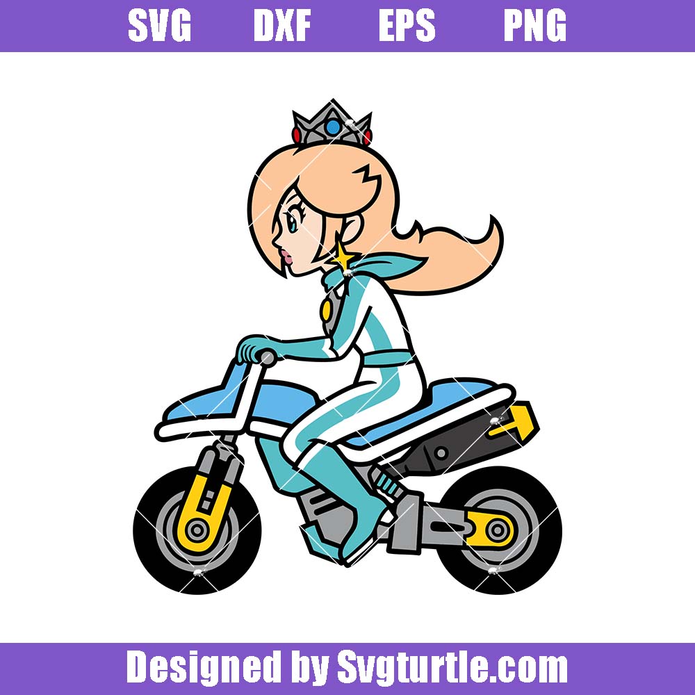 Princess Rosalina Svg, Super Mario Kart Svg, Super Mario Character Svg Wendy Svg