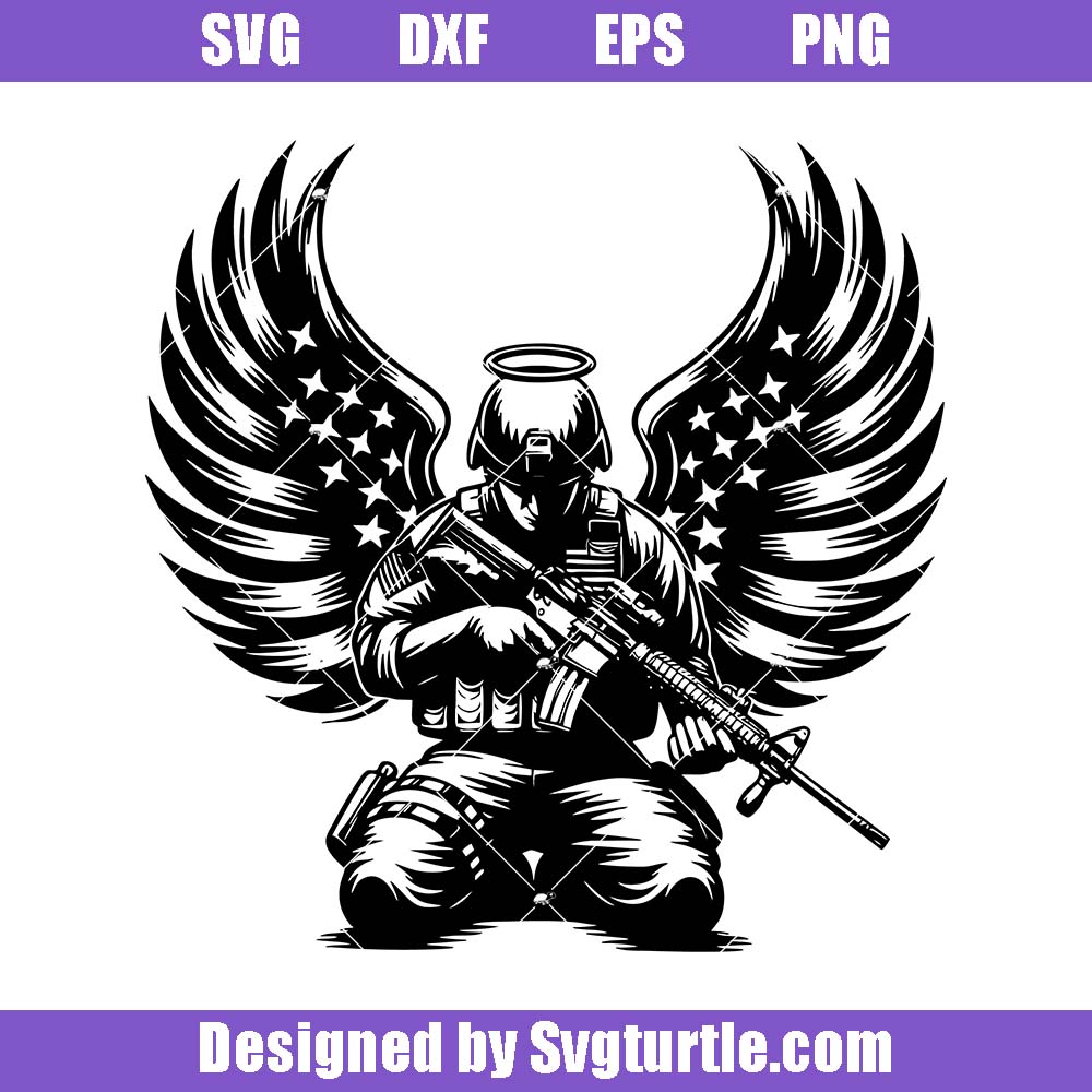Praying Patriot Svg, American Soldier Svg, American Flag Veteran Svg Praying Patriot Svg