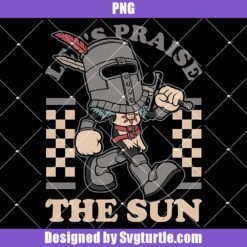 Let's Praise The Sun Png, Game Mascot Sun Warrior Png, Game Lover Png