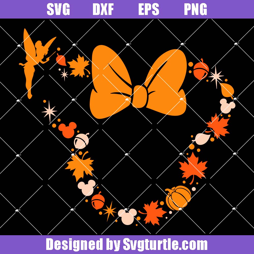 Magical Fall Wreath Svg, Minnie Mouse Head Svg, Fall Pumpkin Svg Magical Fall Wreath Svg
