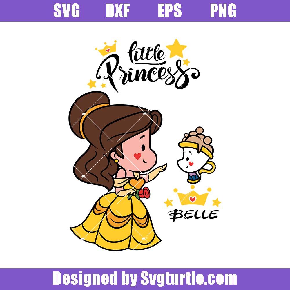 Little Princess Svg, Beauty And The Beast Svg, Belle Princess Svg Little Princess Svg, Beauty And The Beast Svg, Belle Princess Svg