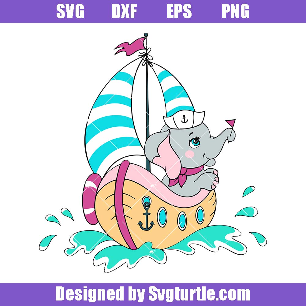 Cute Elephant Sailor Svg, Nursery Decor Svg, Nautical Svg Cute Elephant Sailor Svg, Nursery Decor Svg, Nautical Svg