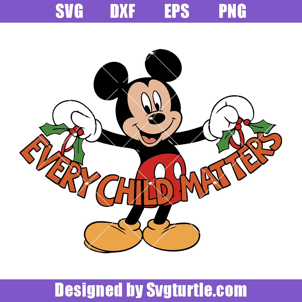 Every Child Matters Svg, Orange Day Svg, Funny Mouse Svg Every Child Matters Svg