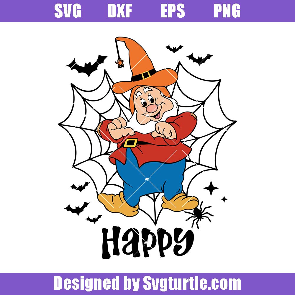 Happy Dwarfs Halloween Svg, Princess Snow White & Seven Dwarfs Svg Happy Dwarfs Halloween Svg, Princess Snow White & Seven Dwarfs Svg