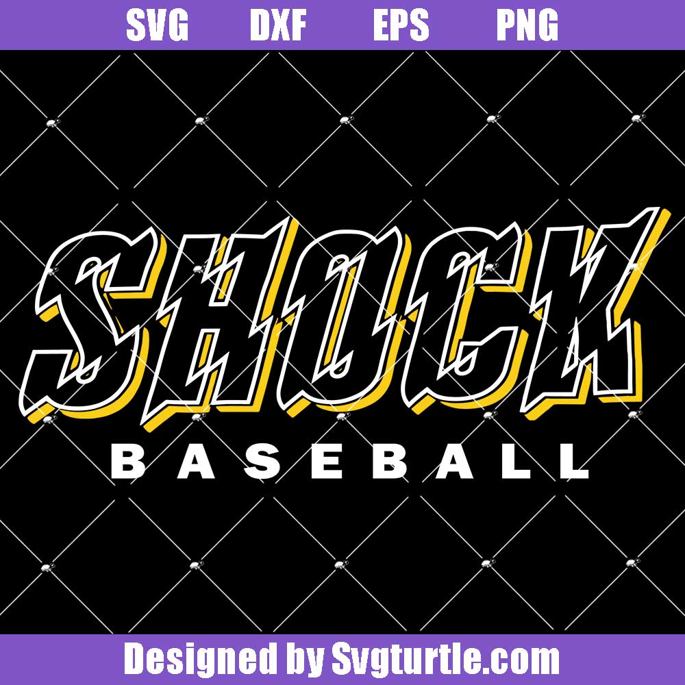 Shock Baseball Svg, Shock Baseball Club Svg, Shock Baseball 2025 Svg Shock Baseball Svg
