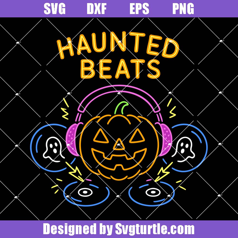 Neon Halloween Pumpkin Dj Svg, Haunted Beats Svg, Funny Pumpkin Svg Neon Halloween Pumpkin Dj Svg, Haunted Beats Svg, Funny Pumpkin Svg