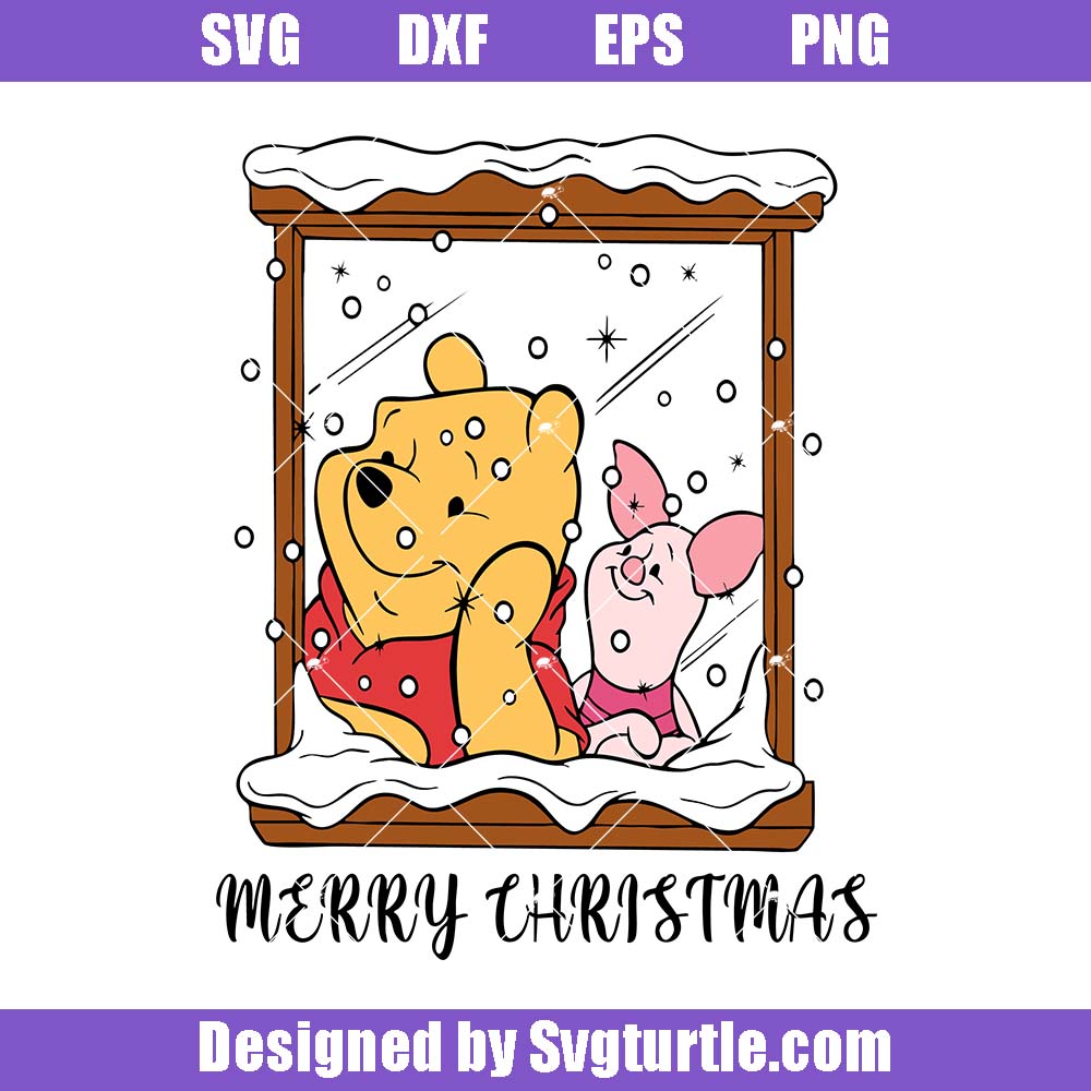 Winnie The Pooh And Piglet Svg, Christmas Winnie The Pooh Svg Winnie The Pooh And Piglet Svg, Christmas Winnie The Pooh Svg