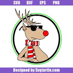 Cool Reindeer Svg
