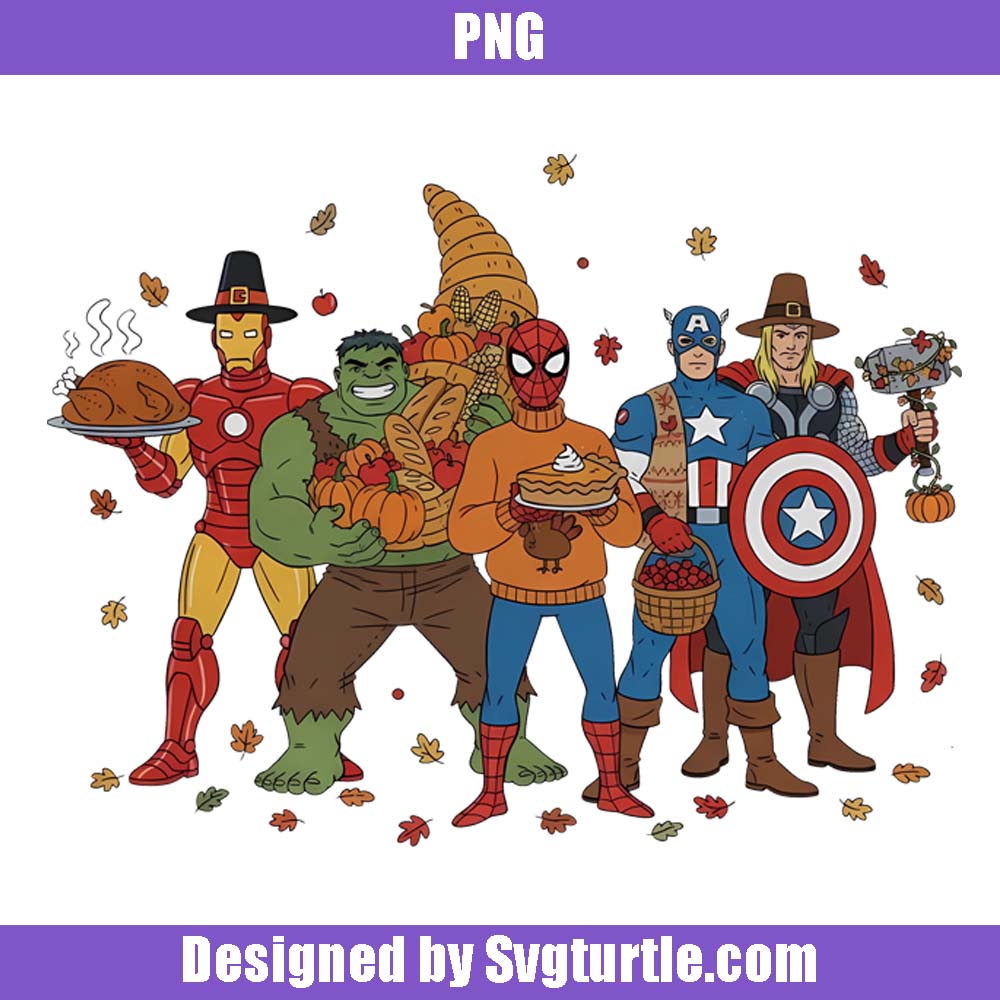 Retro Superhero Fall Svg, Funny Thanksgiving Autumn Kids Svg Retro Superhero Fall Svg