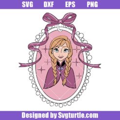 Disney Princess Aurora Coquette Bow Svg
