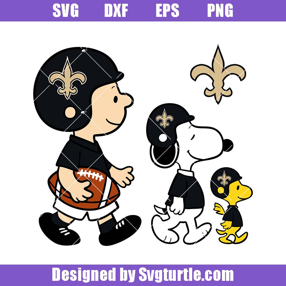 New Orleans Saints Svg, Cartoon Character Svg, Funny Soccer Svg New Orleans Saints Svg