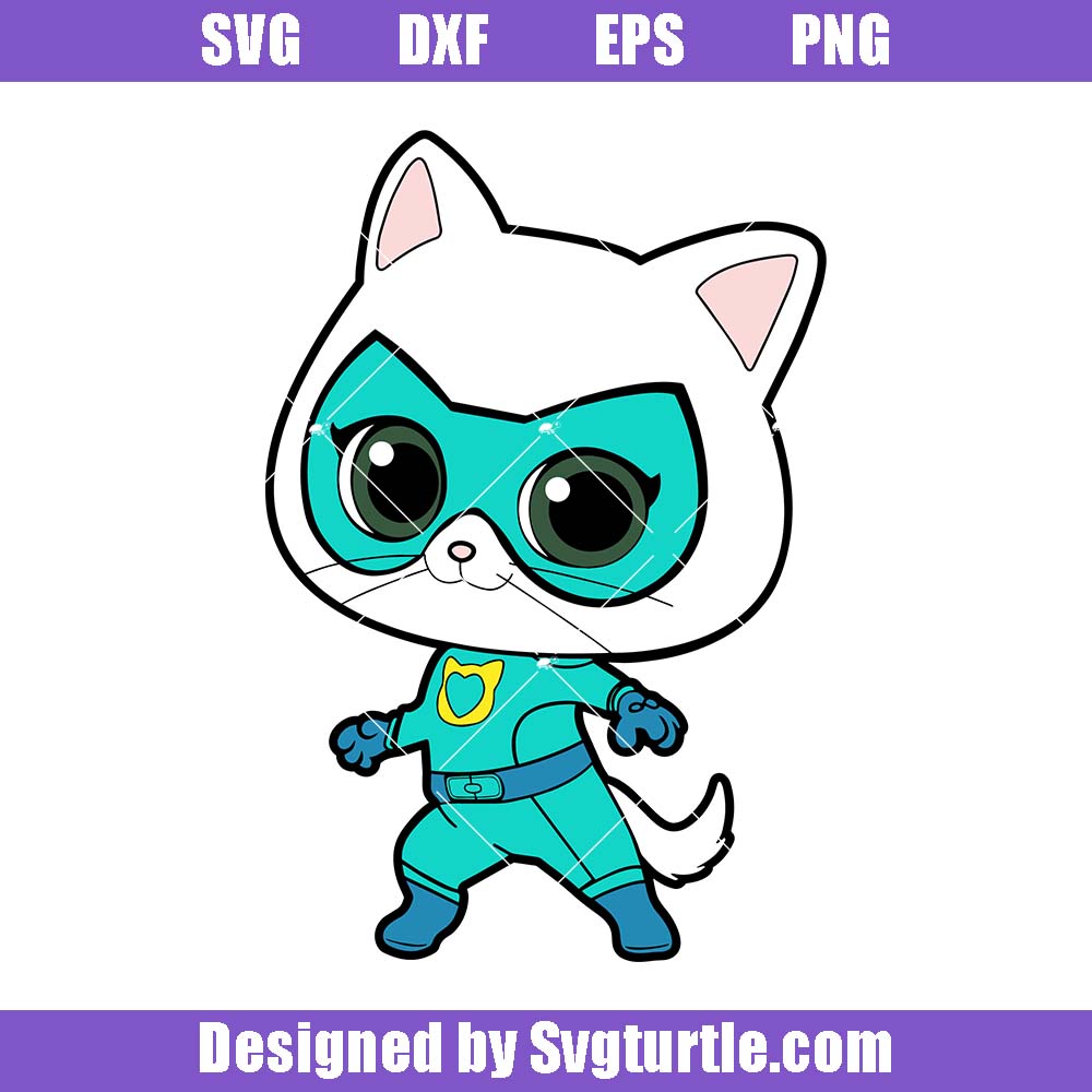 Bitsy Superkitties Svg, Superkitties Characters Svg, Cute Animal Svg Bitsy Superkitties Svg, Superkitties Characters Svg, Cute Animal Svg