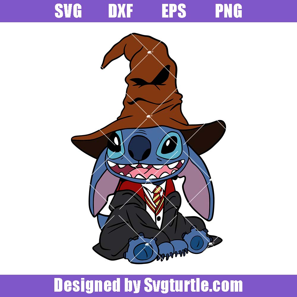 Stitch Harry Potter Svg, Harry Potter Svg, Lilo And Stitch Svg Stitch Harry Potter Svg