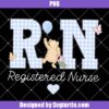 Registered Nurse Gingham Png