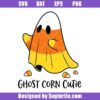 Cute Candy Corn Ghost Svg Design