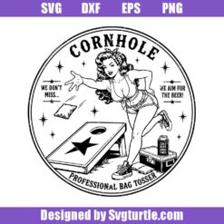 Cornhole Professional Bag Tosser Svg Design